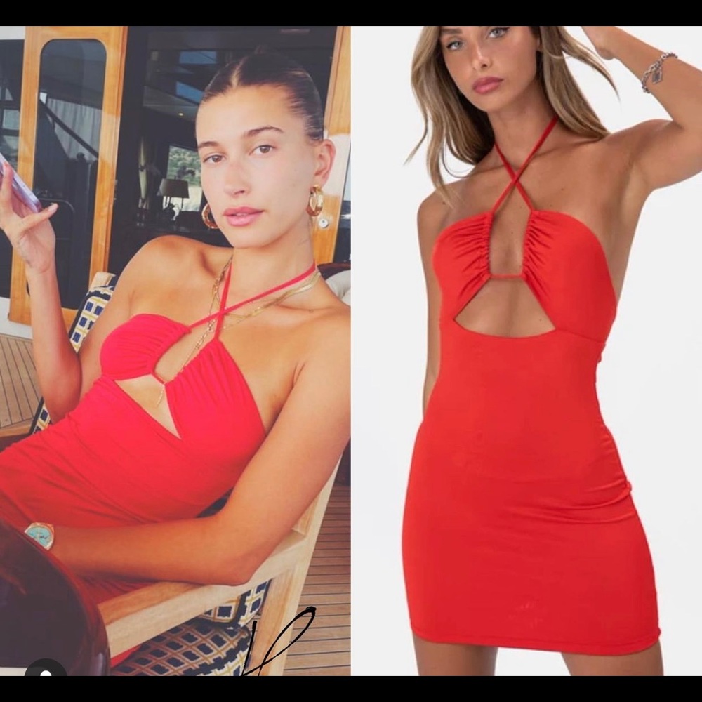 Adika boldsky halter mini dress